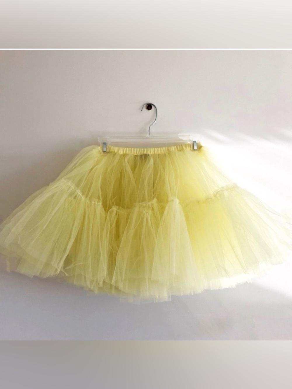 ASOS Tulle Skirt Yellow Tutu Ballerina Petticoat Costume